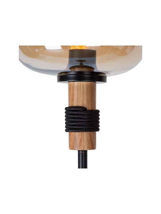 Lucide Lightning Floor Lamp with Socket for Bulb E27 Brown