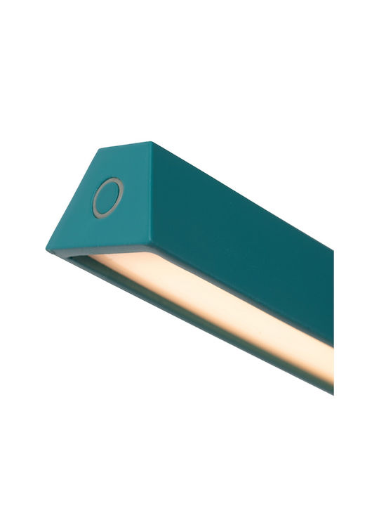 Lucide Lightning LED Φωτιστικό Δαπέδου Υ137.9xΜ54.8εκ. με Θερμό Λευκό Φως 130lm Τιρκουάζ