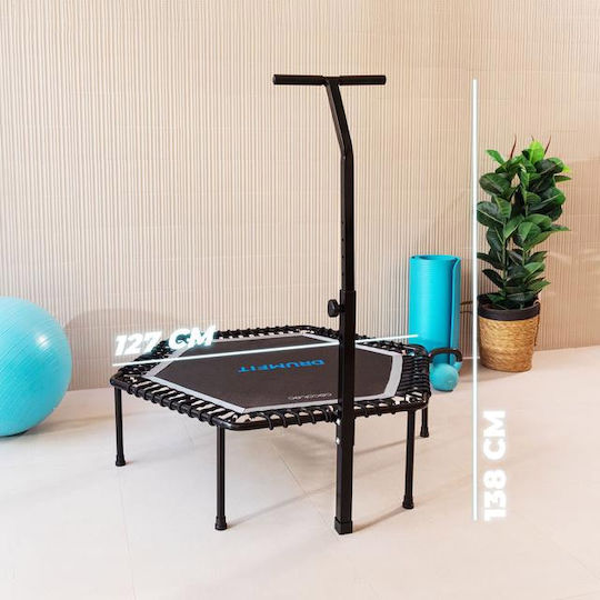 Cecotec Drumfit Jump 1270 Τραμπολίνο Γυμναστικής Διαμέτρου 127εκ. με Λαβή
