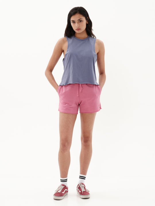 Women's Athletic Blouse Sleeveless Purple