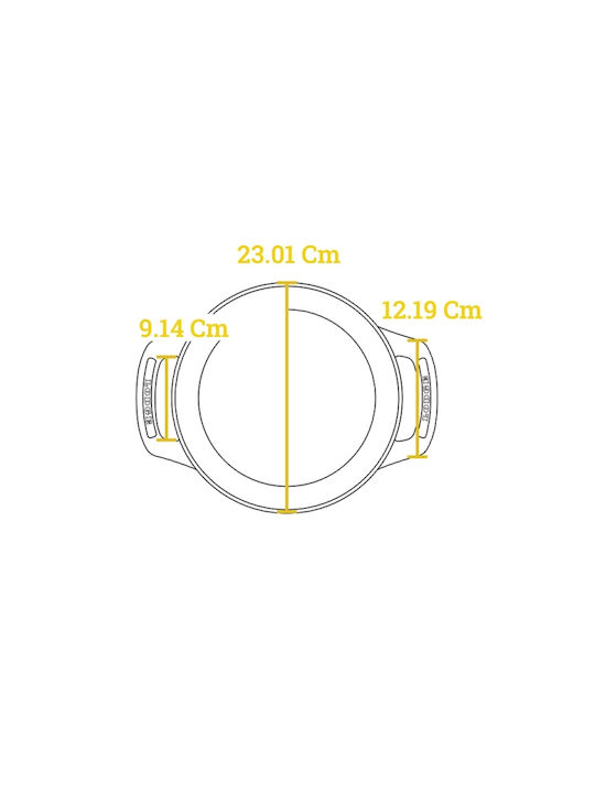 Lodge Βαθιά Κατσαρόλα από Μαντέμι 2.8lt / 23cm