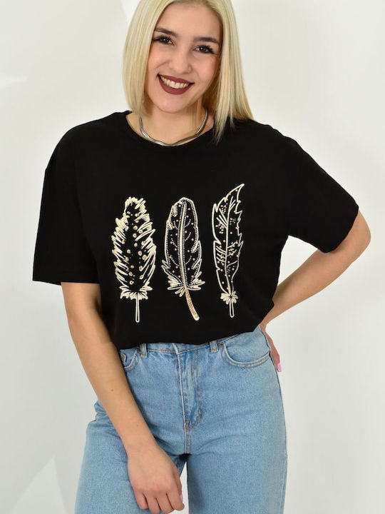 Women's T-shirt Black 248018900