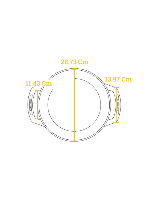Lodge Βαθιά Κατσαρόλα από Μαντέμι 5.68lt / 37cm