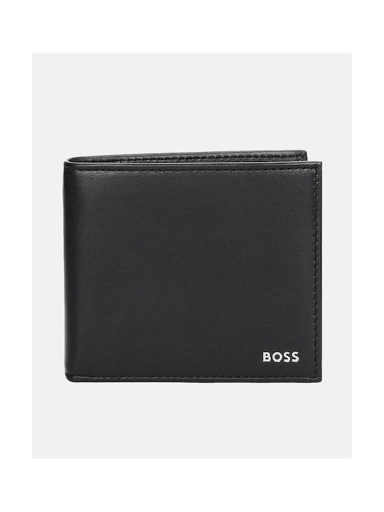 Hugo Boss Кожен Мъжка портмоне Монети Черно