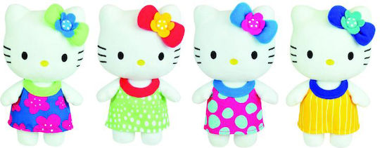 Jucărie moale Jemini Plus 20cm Hello Kitty - Rochie galbenă
