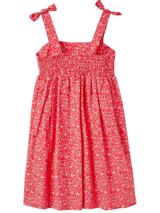 Zippy Kids Dress Floral Sleeveless red