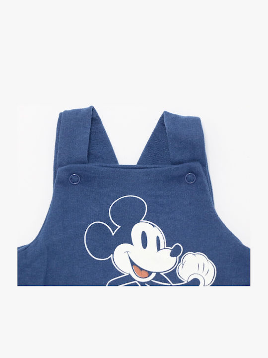 Kids' Set with Pants Summer 2pcs Dark Blue Mickey Mouse