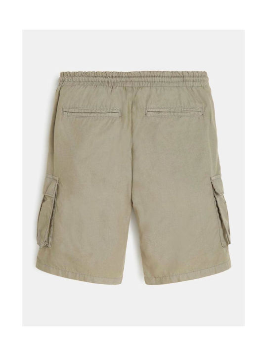 Guess Kids Shorts/Bermuda Fabric Pale green