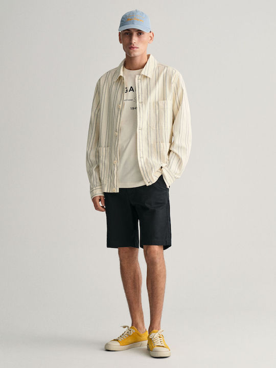 Gant Twill Herrenshorts BLACK