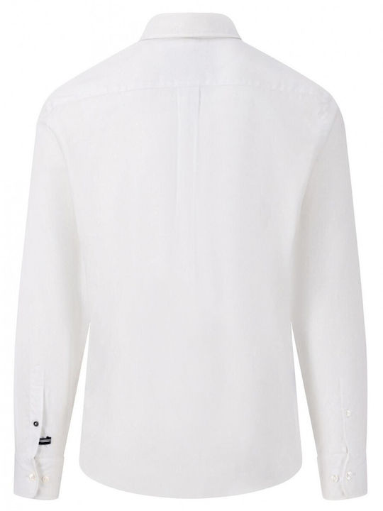 Fynch Hatton Men's Shirt Long Sleeve White