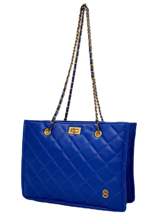 Kalliope Damen Tasche Schulter Blau