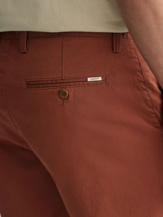 Gant Twill Men's Shorts Brown
