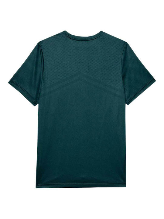 4F Men's Athletic T-shirt Short Sleeve Petrol Blue