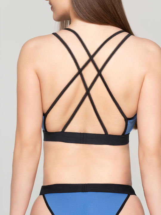 Women's Sports Bra without Padding Blue