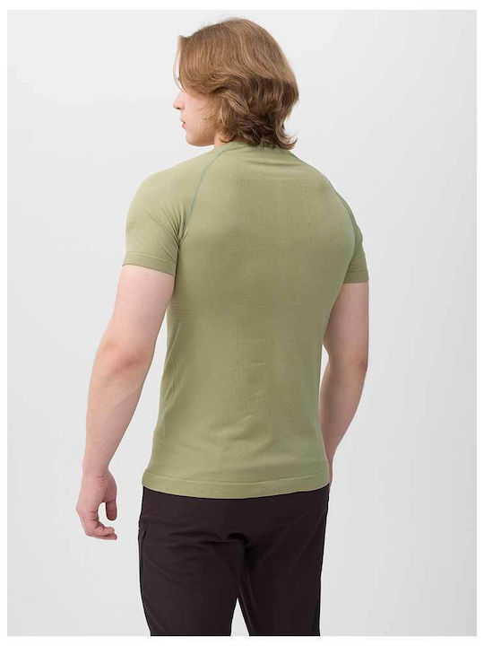 4F Men's Short Sleeve T-shirt Khaki