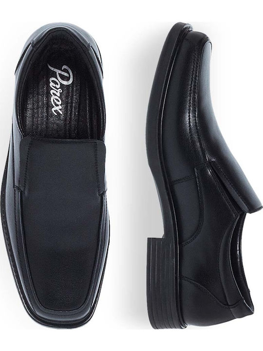 Men's Leather Slip-Ons Black