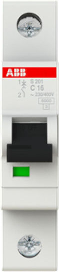 Abb Automatischer Schutzschalter 16A Einpolig AC 24749
