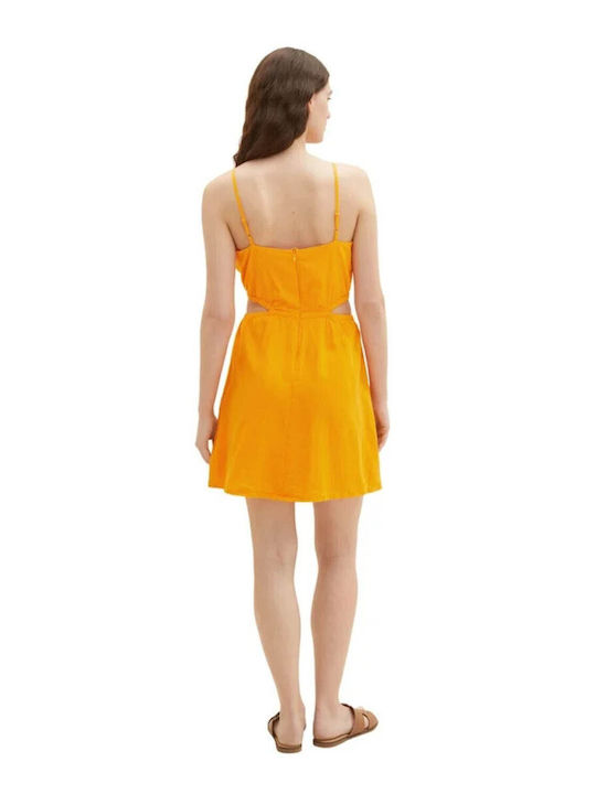 Tom Tailor Mini Φόρεμα Πορτοκαλί