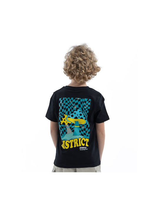 District75 Kids T-shirt Black