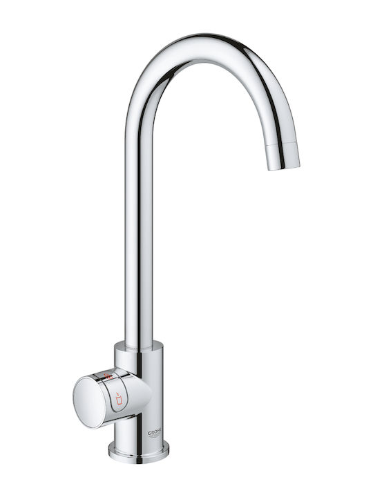 Grohe Μπαταρία Κουζίνας Πάγκου Κόκκινη