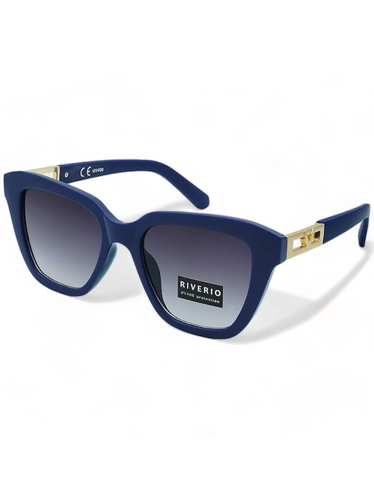 Optosquad Sonnenbrillen mit Blau Rahmen und Blau Verlaufsfarbe Linse RV4226