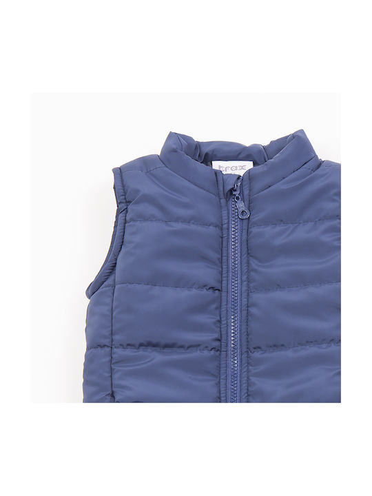 Trax Kids Casual Jacket Sleeveless with Lining Blue