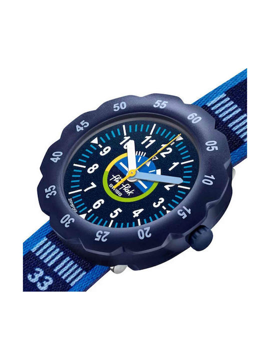 FlikFlak Kids Analog Watch Dreams with Fabric Strap Multicolour