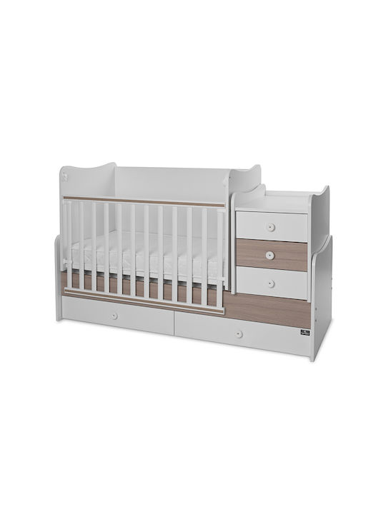 Lorelli Pătuț Bebeluși Multifuncțional Maxi Plus Alb pentru Saltea 70x160cm
