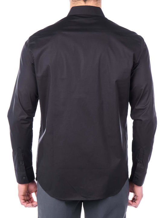 Karl Lagerfeld Men's Shirt Long Sleeve Black