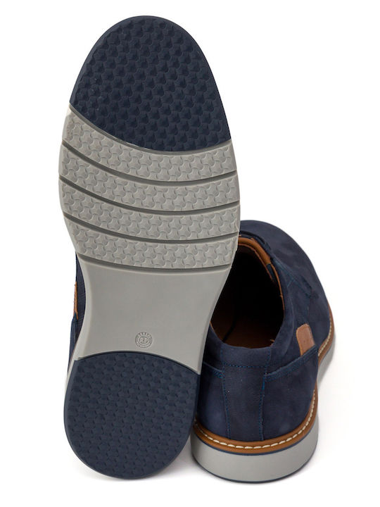 Men's Leather Casual Shoes Blue
