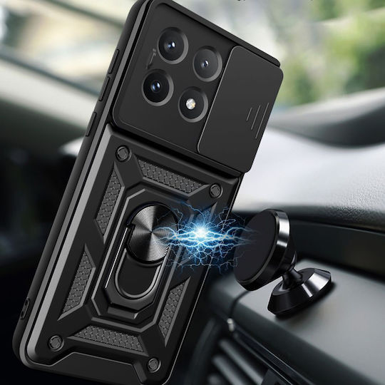 Tech-Protect Camshield Pro Back Cover Plastic Black (Poco X6 Pro)