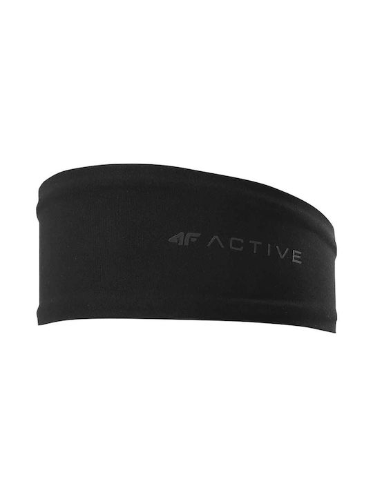 4F Sportstirnband Schwarz