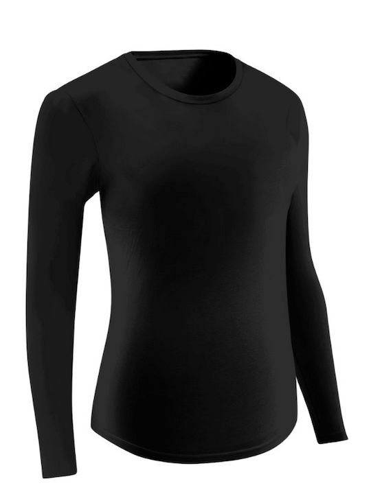 Vero by Aslanis Langärmelig Black Damen T-Shirt