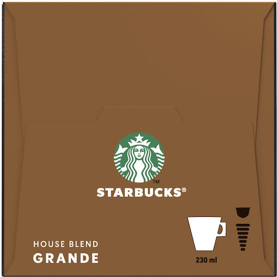 Starbucks Capsule Espresso House Blend Compatibile cu Mașina Dolce Gusto 12capace