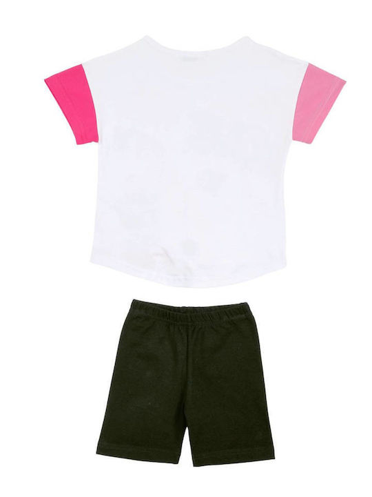 Frenzy Kinder Set mit Shorts Sommer 2Stück Weiß