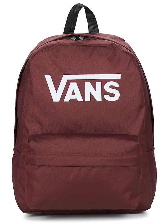 Vans Old Skool Drop V Schulranzen Rucksack Junior High-High School in Burgundisch Farbe 22Es