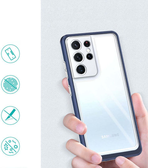 Hurtel Back Cover Plastic / Silicone 1.1mm Transparent (Galaxy S23 Ultra)
