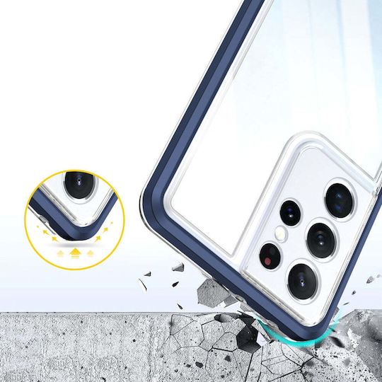 Hurtel Back Cover Plastic / Silicone 1.1mm Transparent (Galaxy S23 Ultra)