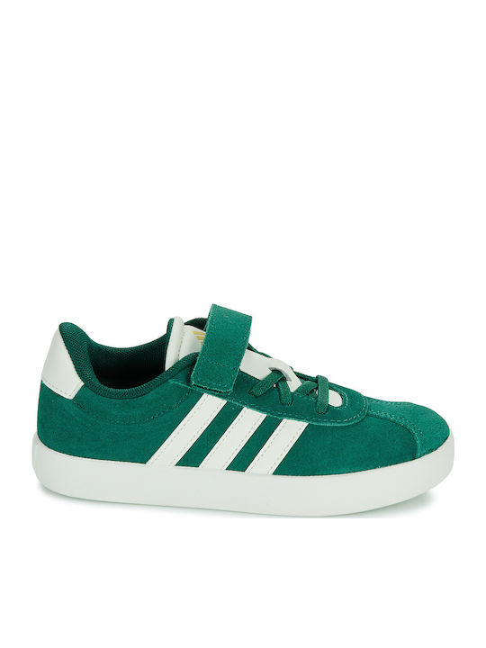 VL Court 3.0 Παιδικά Sneakers με Σκρατς Πράσινα