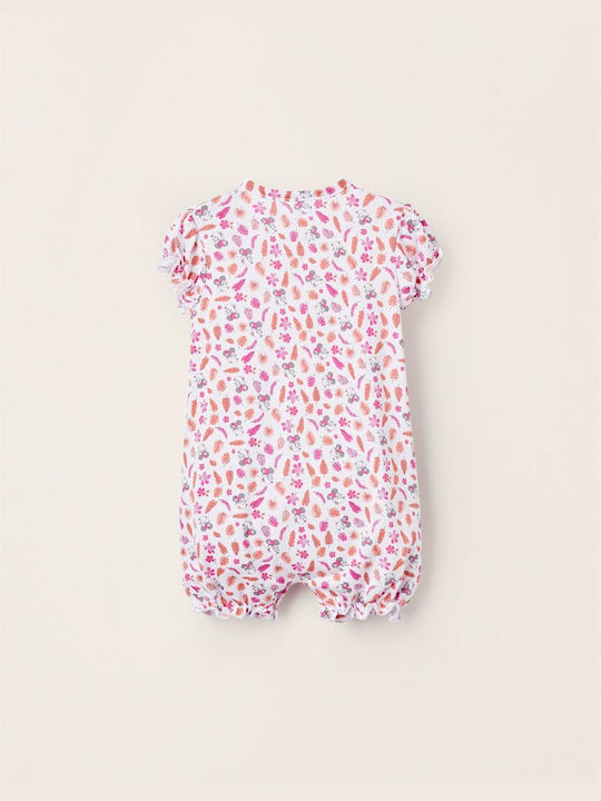 Zippy Baby Bodysuit Set Short-Sleeved Pink