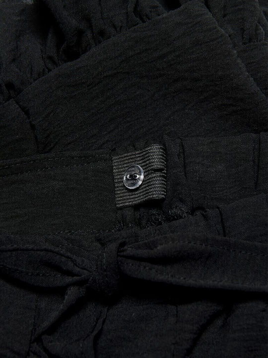 Șort/Salopetă Copii din Material Textil Negru