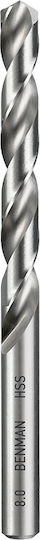 Benman Set of 3 Drills HSS with Hexagonal Shank for Metal