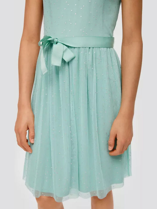 Girls Dress Sleeveless Tulle Polka Dot Veraman