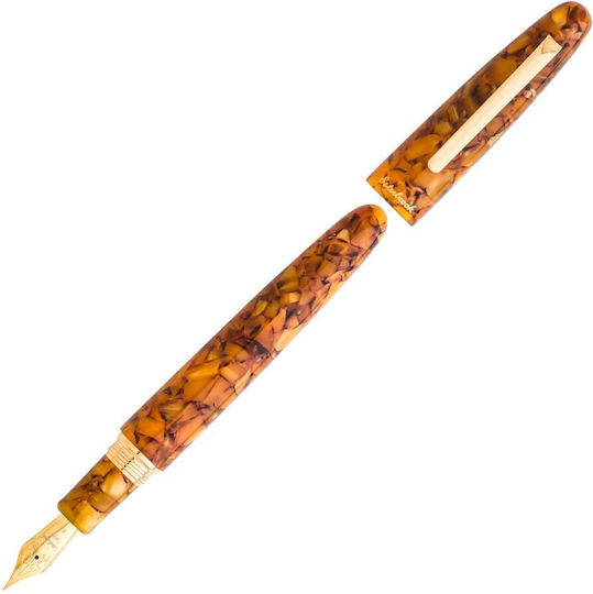 Esterbrook Pens Esterbrook Estie Honeycomb Gt Oversize Πένα Γραφής Medium Χρυσή