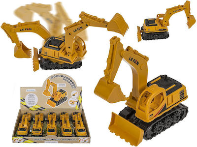 Toy Excavator With Moving Parts Yellow/Black Plastic 16cm