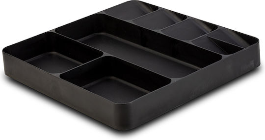 Nava Tăvi Pentru Tacâmuri De Sertar Acer Din Plastic 40x38.5x5.5cm Neagră