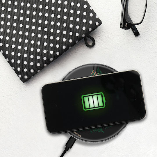 Harry Potter Încărcător Wireless (Qi Pad) 10W Negruς