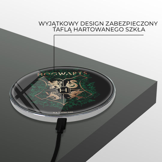 Harry Potter Încărcător Wireless (Qi Pad) 10W Negruς
