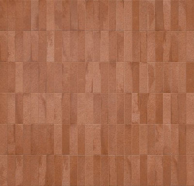 Marca Corona Floor / Wall Interior Matte Porcelain Tile 24x6cm Rosso