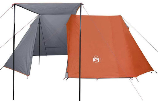 vidaXL Summer Camping Tent Grey For 3 People 190x200x170cm